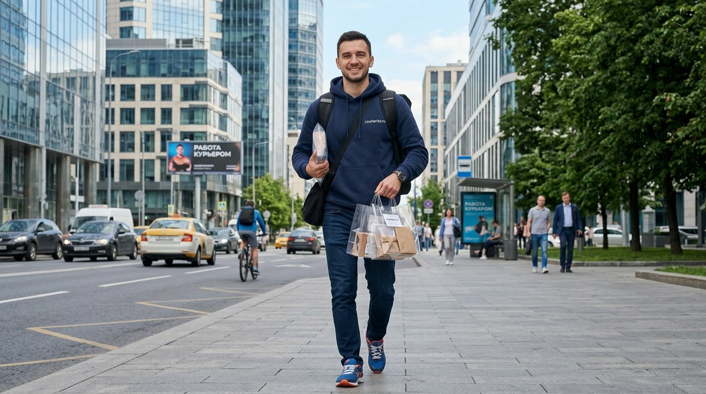 Пеший курьер в Москве