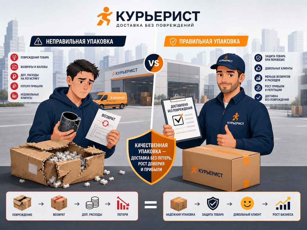 Как правильно упаковать посылку для курьерской доставки