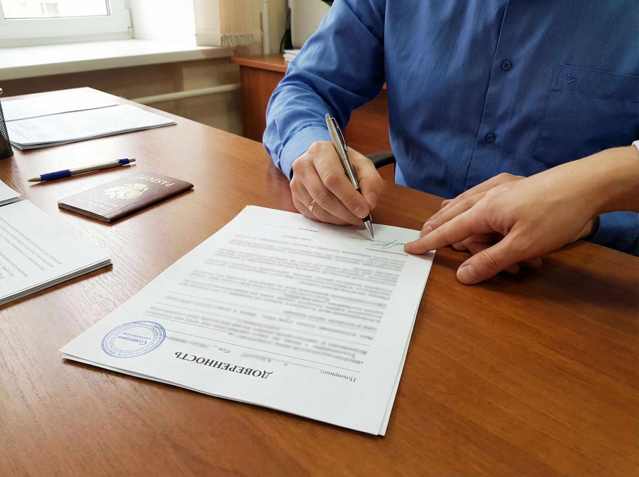 Оформление доверенности на получение товара